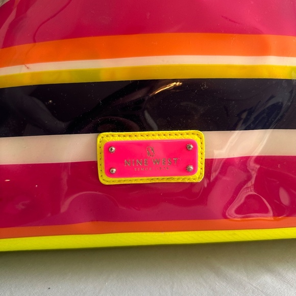 Nine West PVC Rainbow Tote - Picture 3 of 5